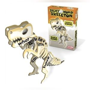$6 Sight Word Skeleton Dinosaur Toy~New~ $6 WHEN BUNDLED WITH 3 OR MORE ITEMS